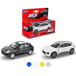 Welly. Машинка 1:38 "Porsche Macan Turbo", металл, пруж. мех., цвет в ассорт. арт.43673W