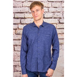 Рубашка 57350 синий-бежевый ANG