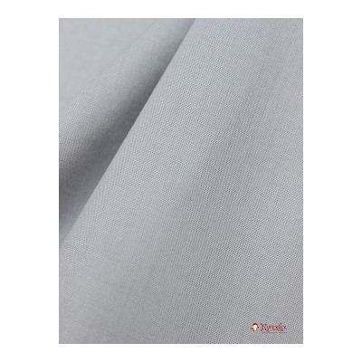 Мерный лоскут (ткань в отрезах) - Перкаль Премиум цв.Светло-серая дымка, ш.1.5м, хл-100%, 105гр/м.кв