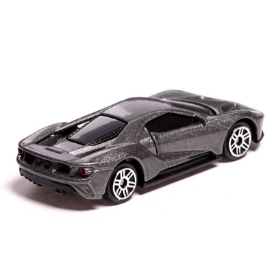 Машина металлическая FORD GT, 1:64, цвет серый