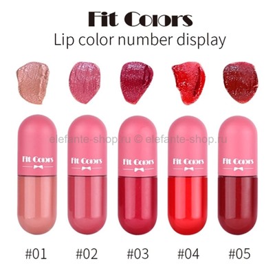 Набор капсульных матовых помад Fit Colors Matte Lip Gloss Set (106)