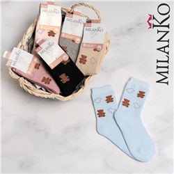 Женские хлопковые носки с махрой  (2) MilanKo N-311