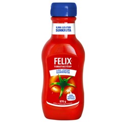 Кетчуп без добавления сахара Felix vahemman suolaa ja sokeria ketchup 970 гр