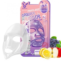 ELIZAVECCA Тонизирующая тканевая маска для лица с фруктовыми экстрактами