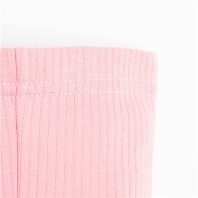 Комплект: платье и леггинсы Крошка Я "Princess", рост 68-74 см, цвет серый/розовый
