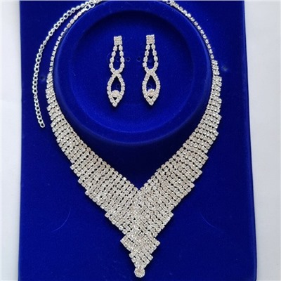 Комплект ожерелье и серьги, уценка, арт. 08.0244