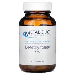 Metabolic Maintenance L-Метилфолат - 5 мг - 90 капсул - Metabolic Maintenance