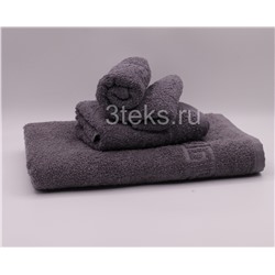 Полотенце махровое гладкокрашеное (Серый)