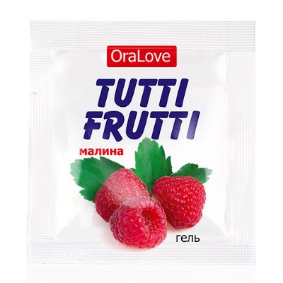 OraLove Лубрикант Tutti-Frutti малина, 4 гр