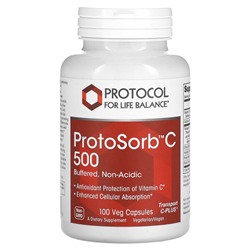 Protocol for Life Balance ProtoSorbC 500, 100 растительных капсул