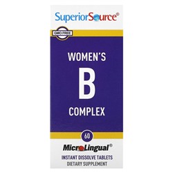 Superior Source Комплекс В для женщин - 60 микротаблеток - Superior Source
