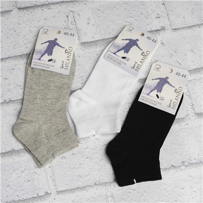 Мужские носки спортивные укороченные (Узор 4) MilanKo S-628