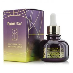 FARMSTAY Ampoule Grape Stem Cell Whitening Сыворотка с фито-стволовыми клетками