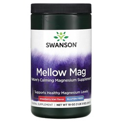 Swanson Mellow Mag, Клубника-киви, 19 унций (543 г)