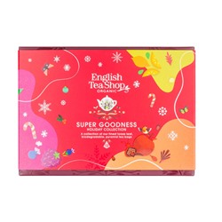 Праздничная коллекция чая English Tea Shop organic super goodness 12 пакетиков