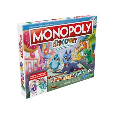 Hasbro Наст. игра "Монополия Джуниор 2в1" арт.F4436121 (фикс.цена)