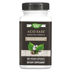 Nature's Way Acid Ease, Формула пищеварения, 180 веганских капсул