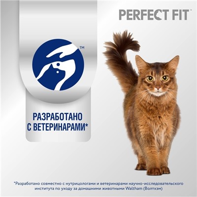 Сухой корм Perfect Fit для взрослых кошек «Здоровье почек», 650 г