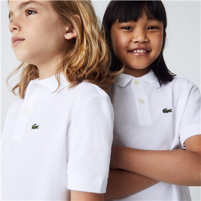 Regular Fit Lacoste-Kinder-Polo aus Petit Piqué