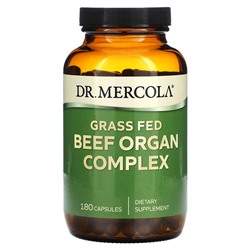 Dr. Mercola Органный комплекс из говядины травяного откорма, 180 капсул