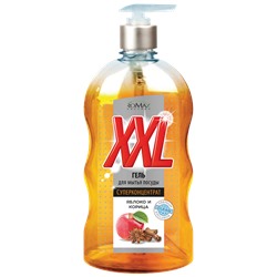 Romax XXL Суперконцентрат Гель для мытья посуды Яблоко и Корица 650г