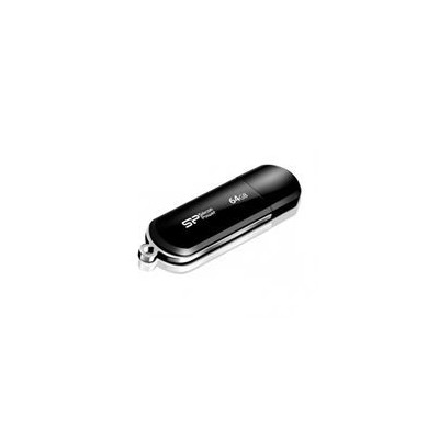 64Gb Silicon Power LuxMini 322 Black USB2.0 (SP064GBUF2322V1K)