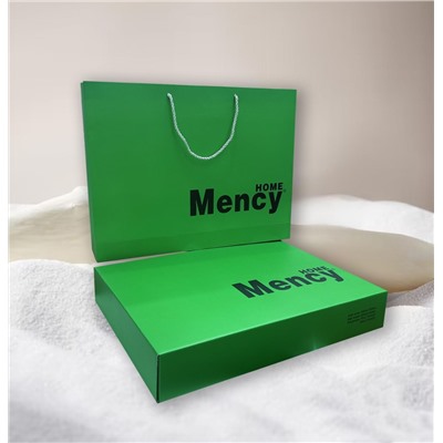 КПБ Mency Страйп-сатин на резинке по кругу в коробке MENSSRB004