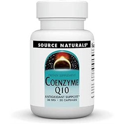 Source Natural Coenzyme Q10 Antioxidant Support 30 mg For Heart, Brain, Immunity, & Liver Support - 30 Capsules