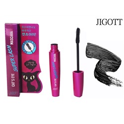 (Китай) Тушь Кошачий взгляд JIGOTT Cat`s Eye Super Lash