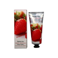 Farmstay Крем для рук Visible Difference Hand Cream Strawberry