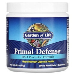 Garden of Life Primal Defense, HSO Пробиотическая формула - 81 г - Garden of Life