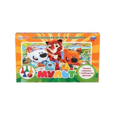 Настольная игра-ходилка Мульт. в кор. Умные игры в кор.20шт