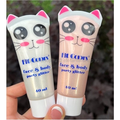 Кремовый хайлайтер FIT COLORS Face and Body Party Glitter 40ml