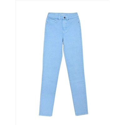 CONTE Цветные джинсы skinny с высокой посадкой и эффектом варки CON-237 Lycra®