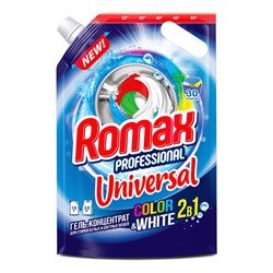 Romax Professional Средство для стирки Universal Дой-пак 1,5кг