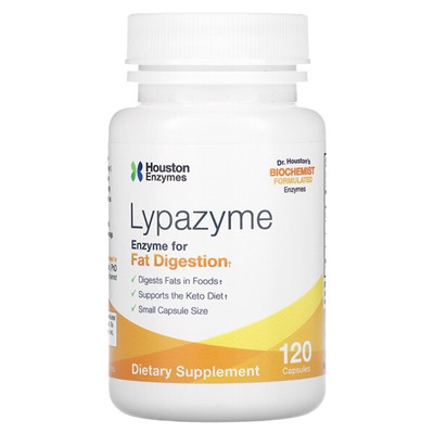 Houston Enzymes Lypazyme - 120 капсул - Houston Enzymes