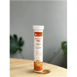 VITAMIN C PLUS + ZINC +D3 20 шипучек 1000 мг MEDICAGO