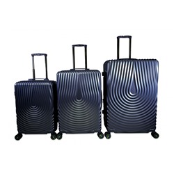 Набор из 3 чемоданов арт.77062-1 с расширением Синий
