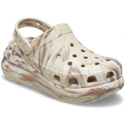 Сабо взрослые Classic Crush Marbled Clog Bone/Mlti, CROCS