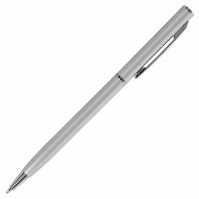 Ручка подарочная шариковая BRAUBERG "Delicate Silver", корпус серебристый, узел 1 мм, 141401