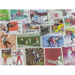Набор различных марок, Стрелковый спорт и биатлон (20 шт.)