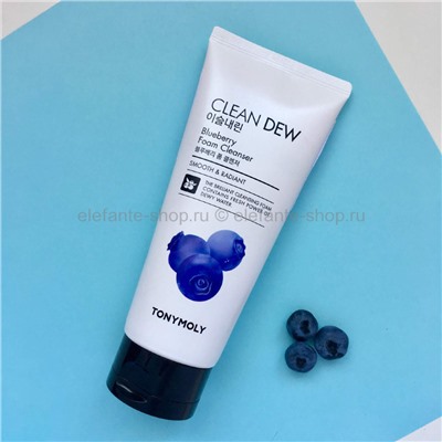 Пенка Tony Moly Clean Dew  Blueberry Foam Cleanser (125)