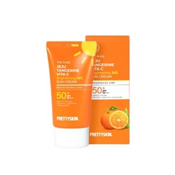 PrettySkin The pure jeju tangerine vita c sun cream Солнцезащитный крем