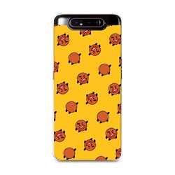 Силиконовый чехол BT21 Shooky Шуки на Samsung Galaxy A80