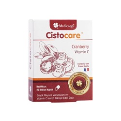 CISTOCARE Комплекс для мочеполовой системы с клюквой и Витамином С 20 капсул MEDICAGO