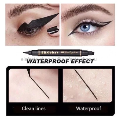 Двухсторонняя подводка для глаз FIT COLORS Slim Eyeliner 2in1 (106)