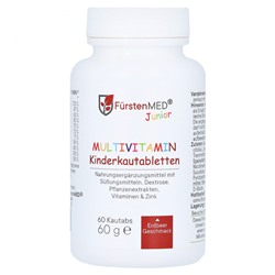 FURSTENMED Multivitamin Kinderkautabl.Erdbeere Мультивитамины для детей, 60 шт.