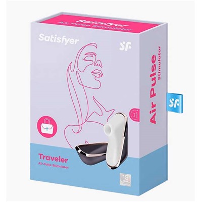 Бесконтактный стимулятор клитора Satisfyer Traveler, перезаряжаемый