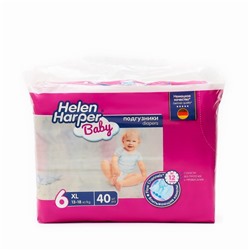 Детские подгузники Helen Harper Baby, размер 6 (13-18кг), 40 шт.