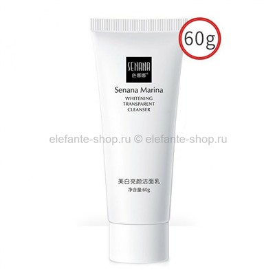 Отбеливающее очищающее молочко SENANA Marina Whitening Transparent Cleanser, 60 гр (106)